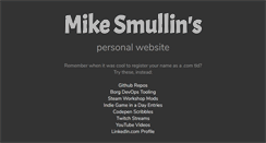 Desktop Screenshot of mikesmullin.com