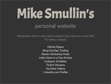 Tablet Screenshot of mikesmullin.com